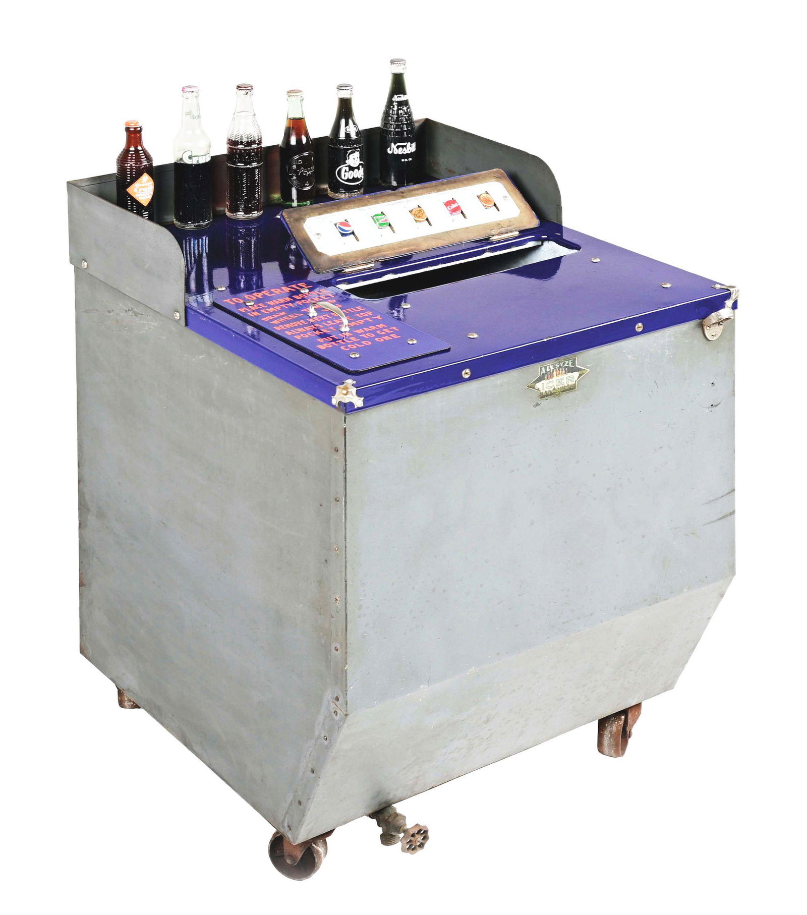 S & S PRODUCTS CO. "THE ALLSYZE" BOTTLE ICER. (1 of 15)