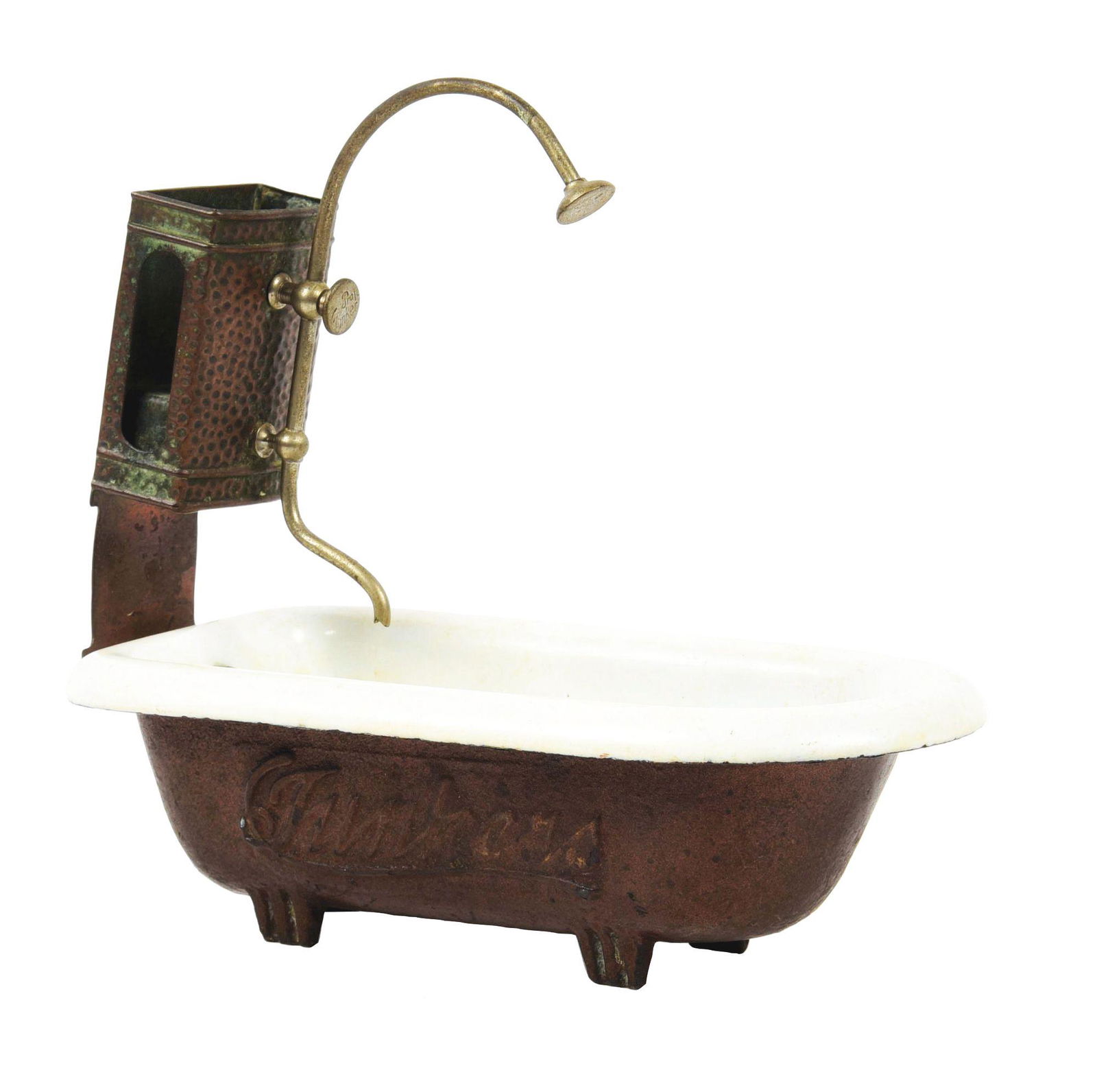 HUNKERS SALESMAN SAMPLE BATHTUB. (1 of 5)