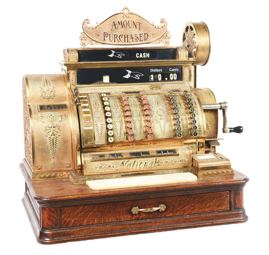 National Cash Register Model 552 E Serial Number 1076778.