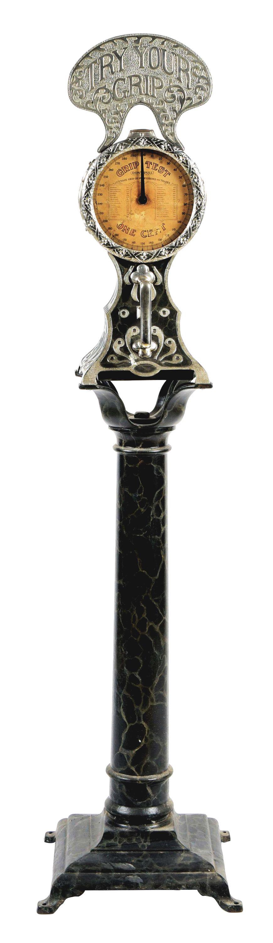 1¢ CAILLE HERCULES GRIP TEST ARCADE MACHINE (1 of 6)