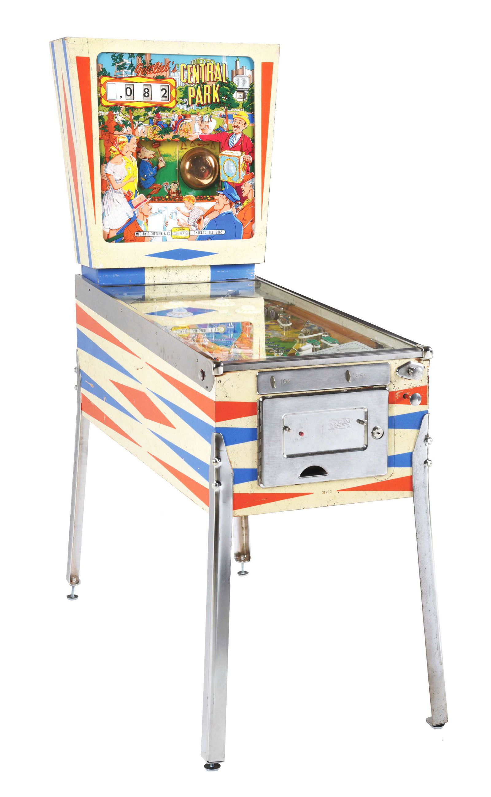 GOTLIEB CENTRAL PARK PINBALL MACHINE. (1 of 7)