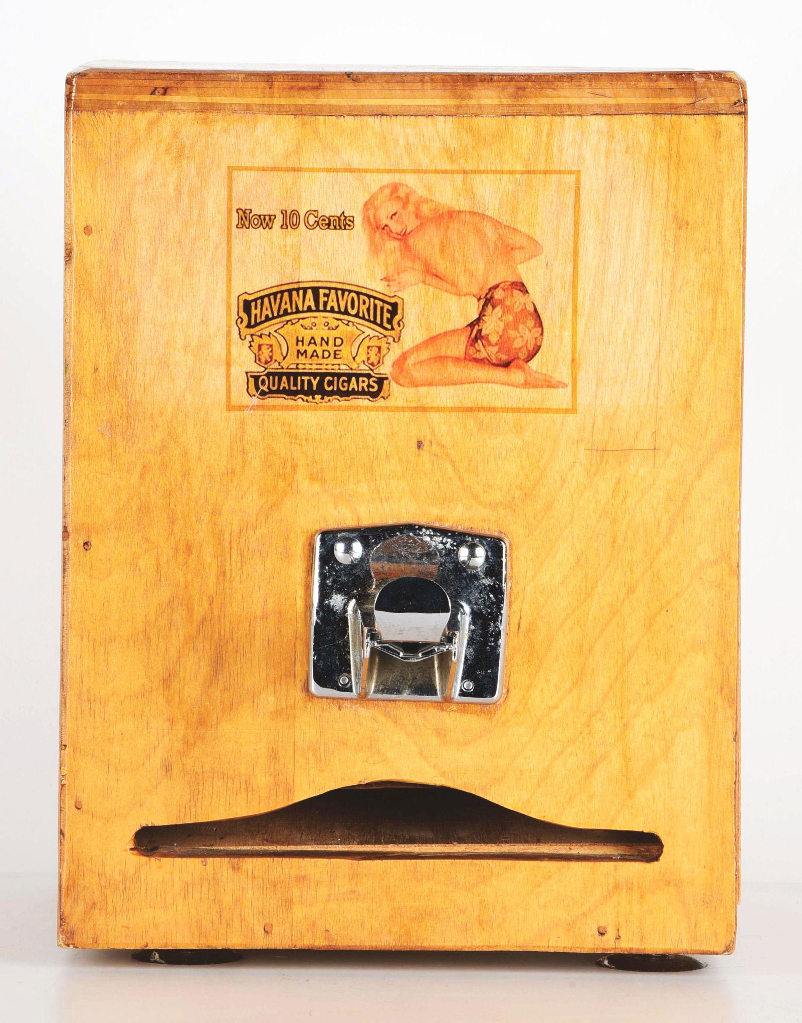 HAVANA FAVORITE 10¢ CIGAR VENDING MACHINE.