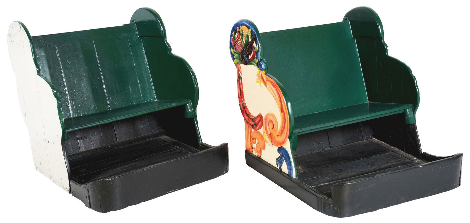 LOT OF 2: CARNIVAL RIDE BENCH SEATS. (1 of 6)