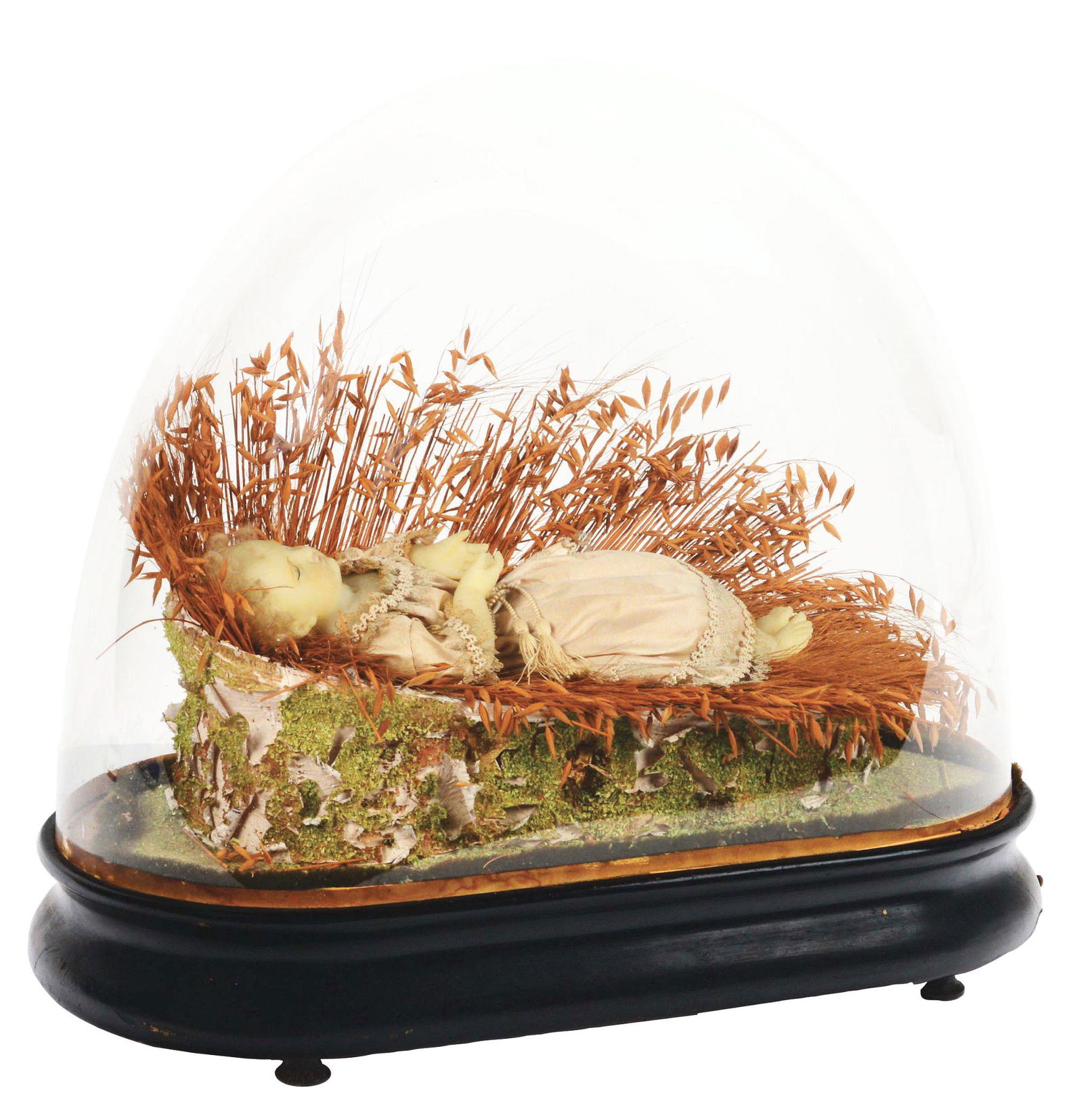 SLEEPING GIRL MUSICAL AUTOMATON. (1 of 5)