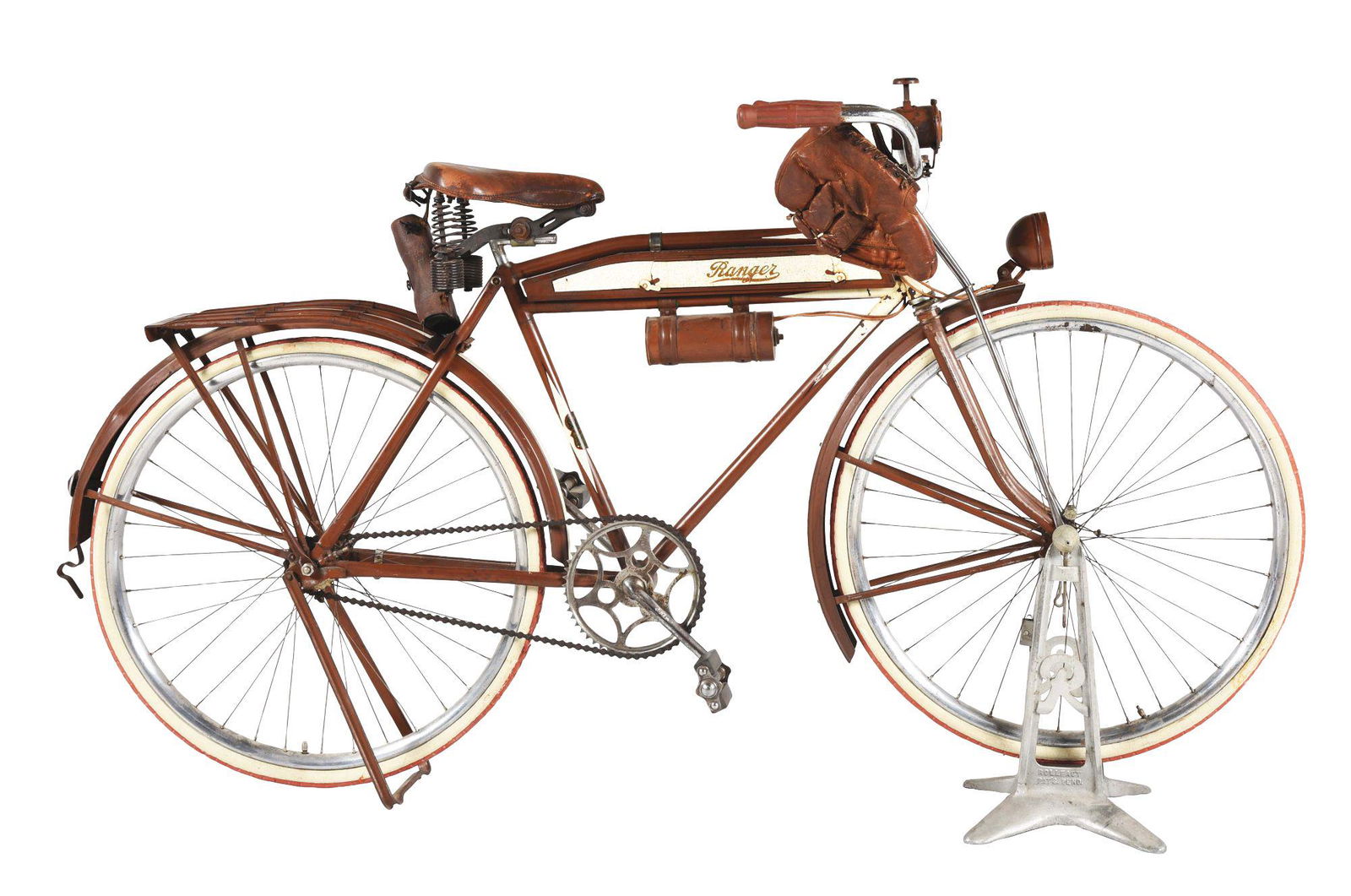 1920'S MEAD RANGER PREWAR VINTAGE TANK BICYCLE. (1 of 12)