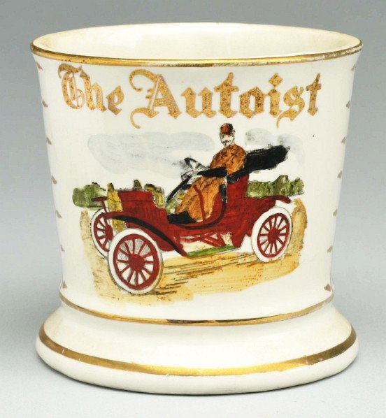 The Autoist Shaving Mug.: Description From The Sportsman Edition in the 1950s. Condition (Excellent). Size 3 - 3/4" T.
