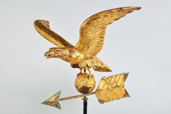 Large Copper Eagle Weathervane. - 2