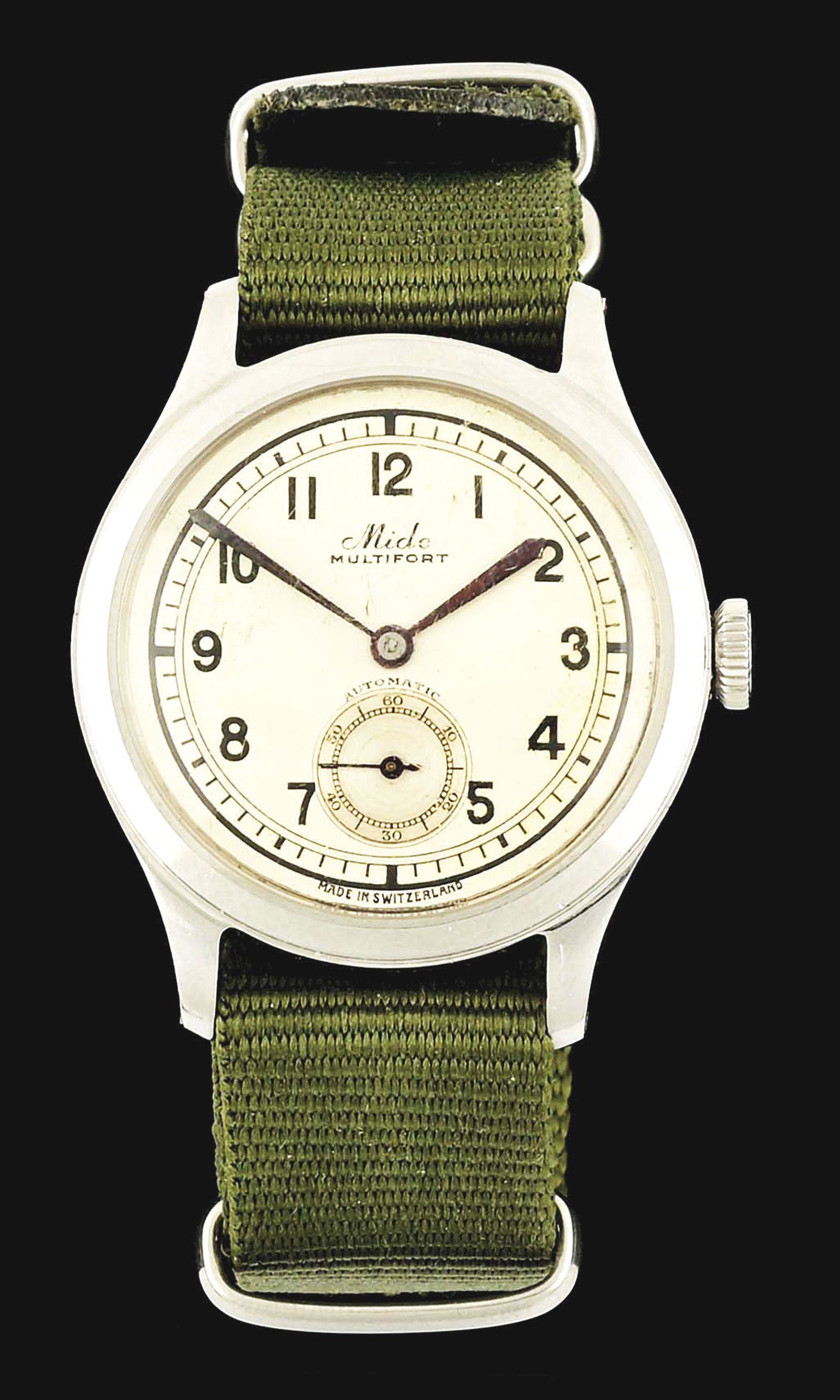 MEN'S VINTAGE MIDO MULTIFORT BUMPER AUTOMATIC WRISTWATCH. (1 of 10)