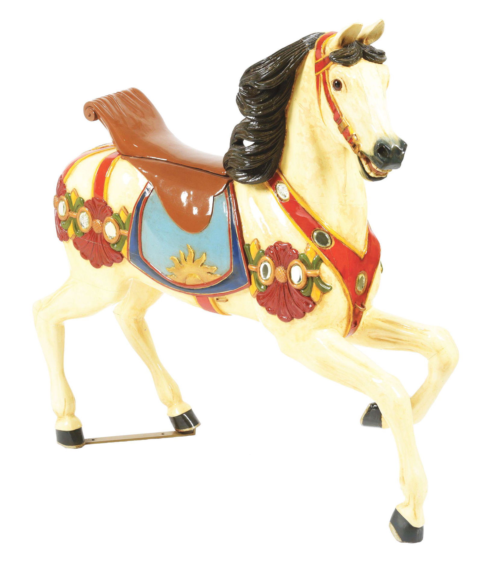 BEAUTIFUL RESTORED CAROUSEL HORSE, OUTSIDE STANDER. (1 of 7)