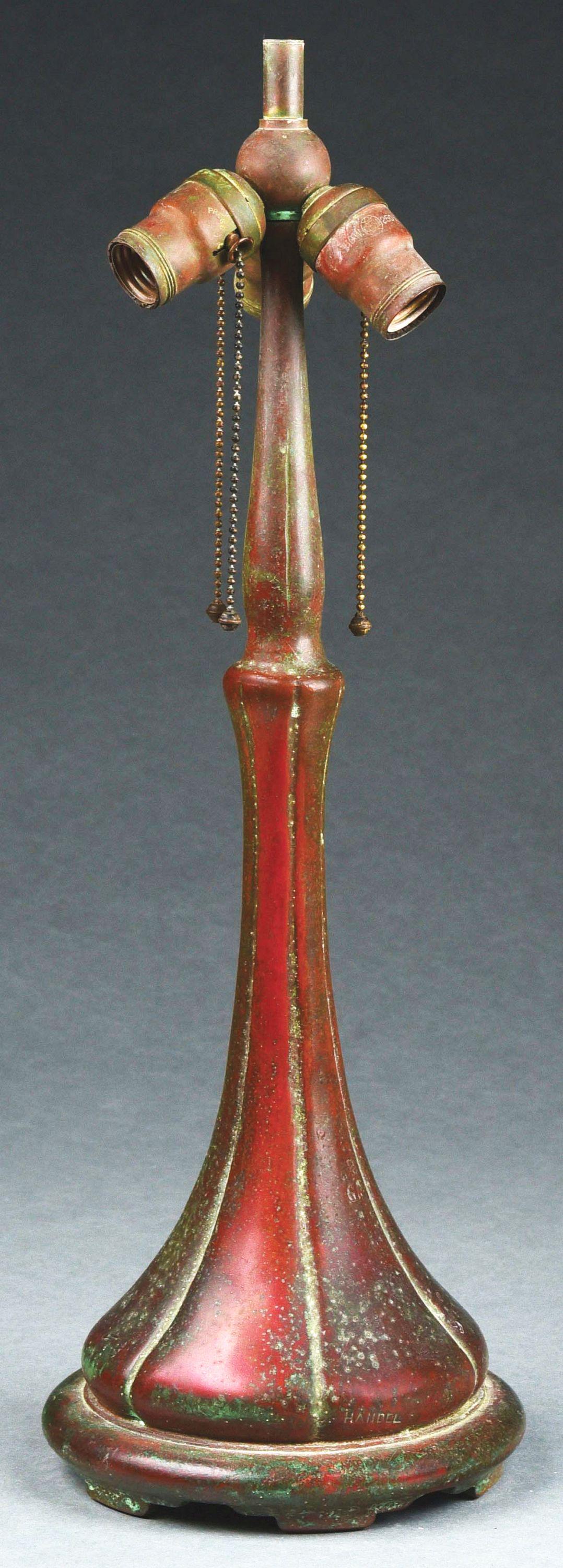 HANDEL TREASURE ISLAND LAMP BASE. (1 of 4)