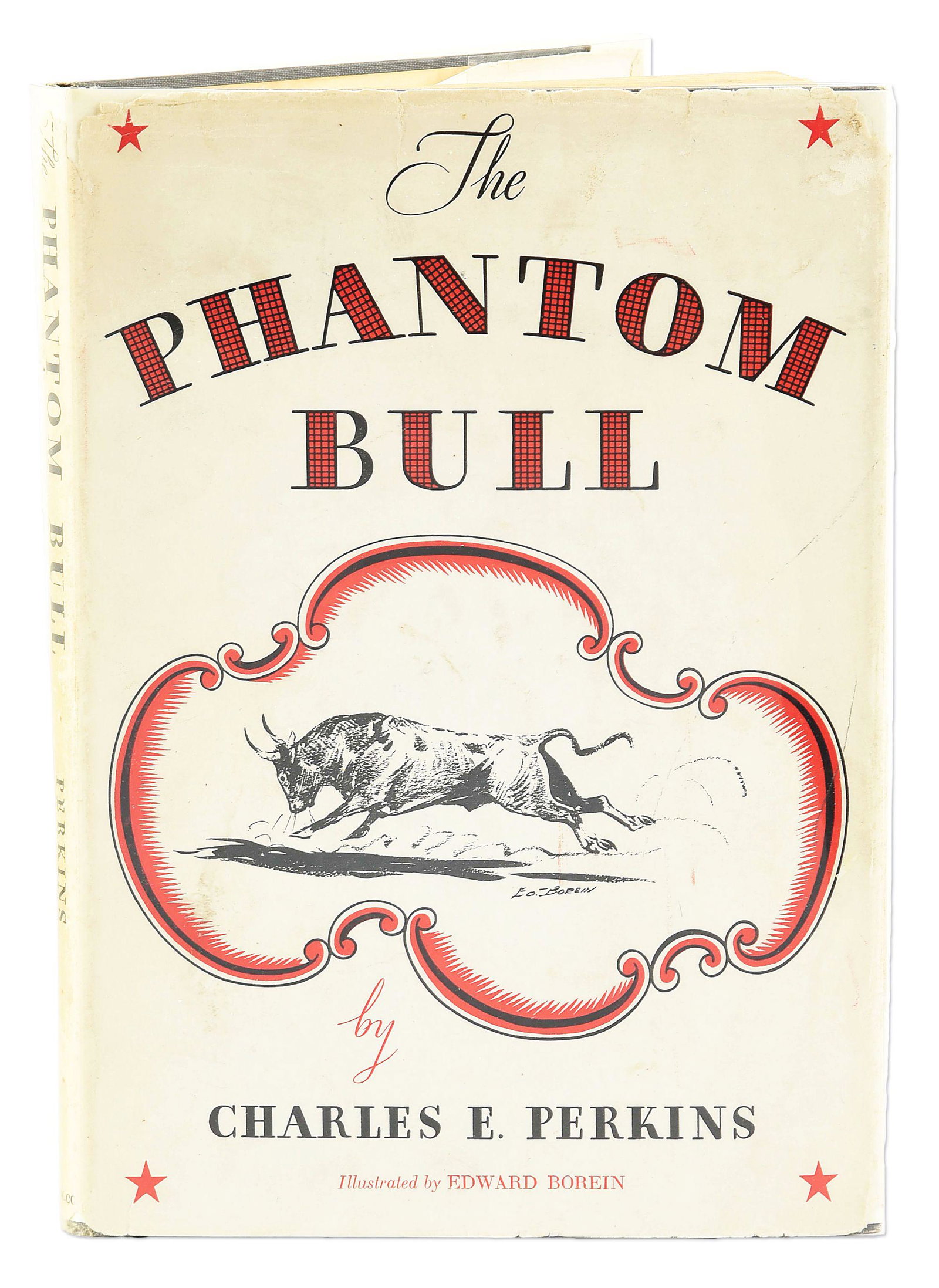 EDWARD BOREIN (1872 - 1945) EMBELLISHED COPY OF "THE PHANTOM BULL" (1 of 20)