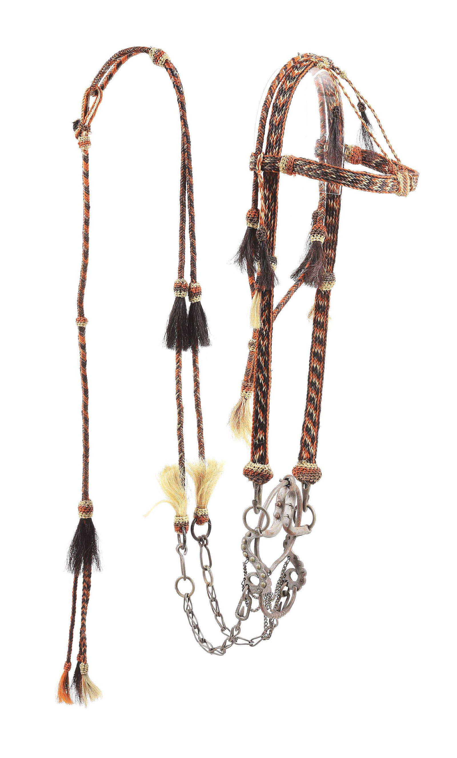 Braided Walla Walla Prison Horsehair Bridle Auction