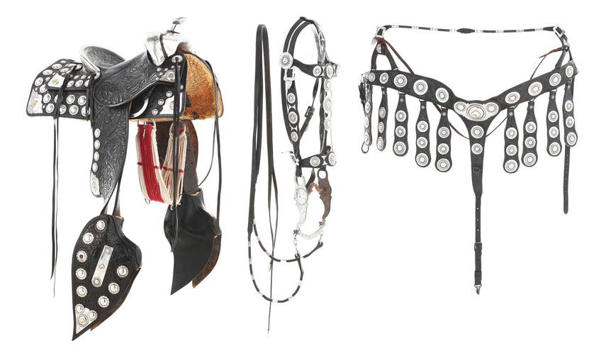 Keyston Bros. Sterling Silver Parade Saddle