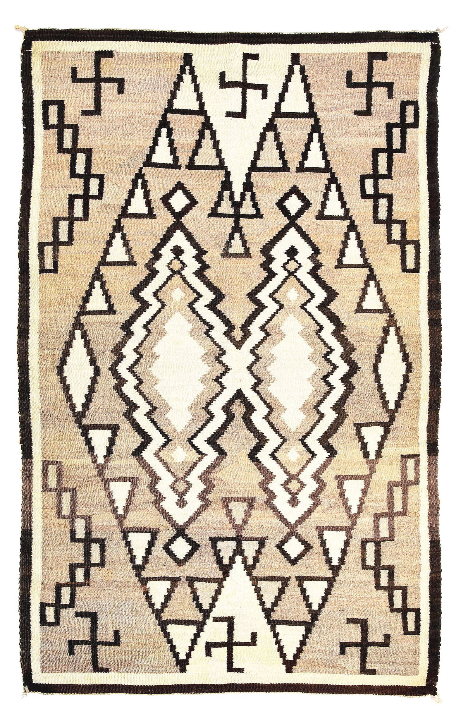 Two Grey Hills Navajo Rug Auction