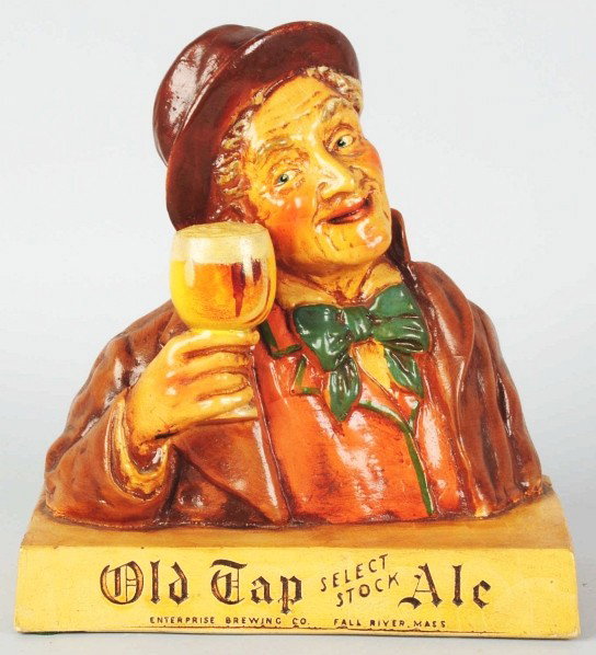 Old Tape Ale Bar Back Advertising Figure.: 1930s. Original finish. Condition (Excellent). Size 10" T.