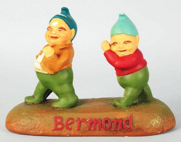 Bermond Pens Advertising Display.: 1930s. Plaster. Condition (Excellent). Size 10 - 1/2" L.