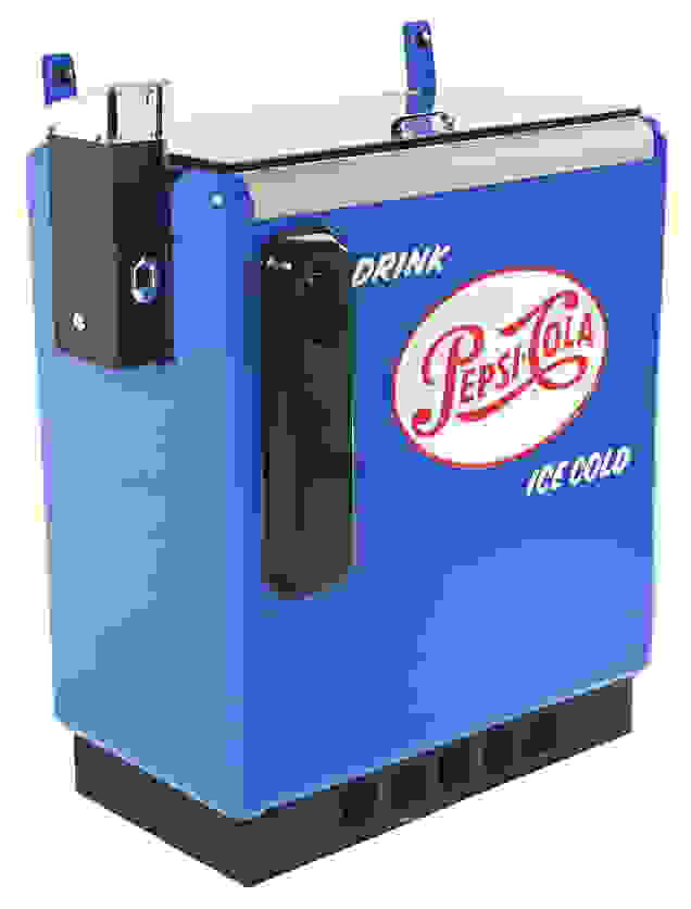 Ideal Model A55 Coin Operated Soda Pop Machine Restored In Pepsi. Auction