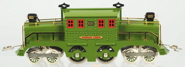 Cast Metal Dorfan No. 3930 Crocodile Train Engine: Contemporary. Made in Korea, Collectors Models LLC. Electric style. Unused condition. Includes original box. Condition (Near Mint).