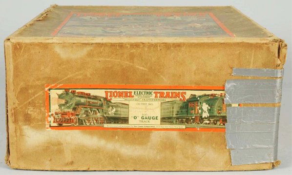 Lionel Original Set Box for O-Gauge Train Set.: Pre-war. Box only. Some tape throughout. Condition (Very Good).