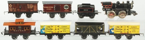 Bing Clockwork Freight Train Set.