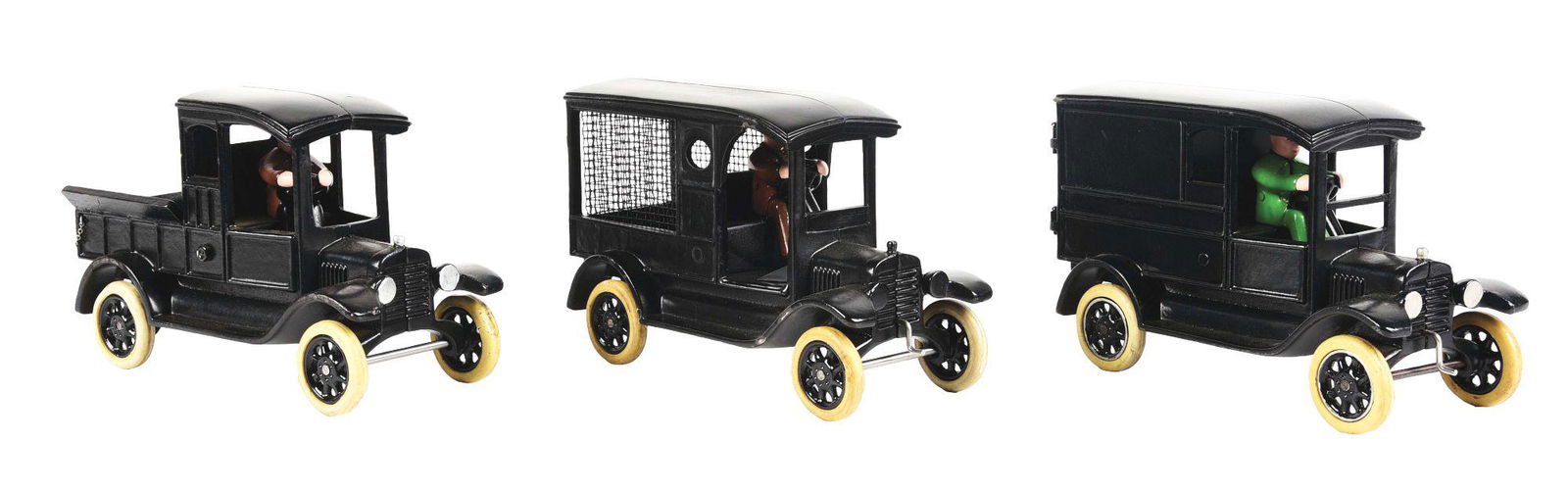 LOT OF 3: DELIVERY VEHICLES PRESUMABLY BY MOTORCADE MODERN CREATIONS. (1 of 3)