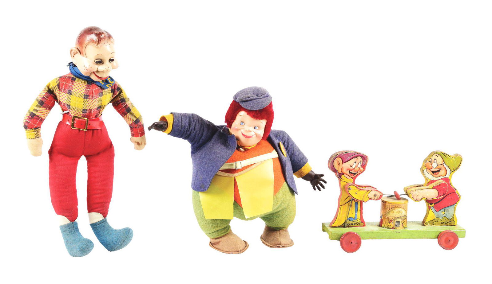 LOT OF 3: MID-CENTURY COMIC CHARACTER TOYS. (1 of 3)