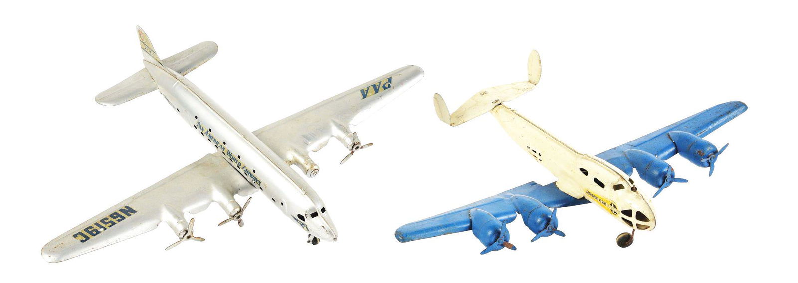 LOT OF 2: BUDDY L PRESSED STEEL AIRPLANE TOYS. (1 of 3)