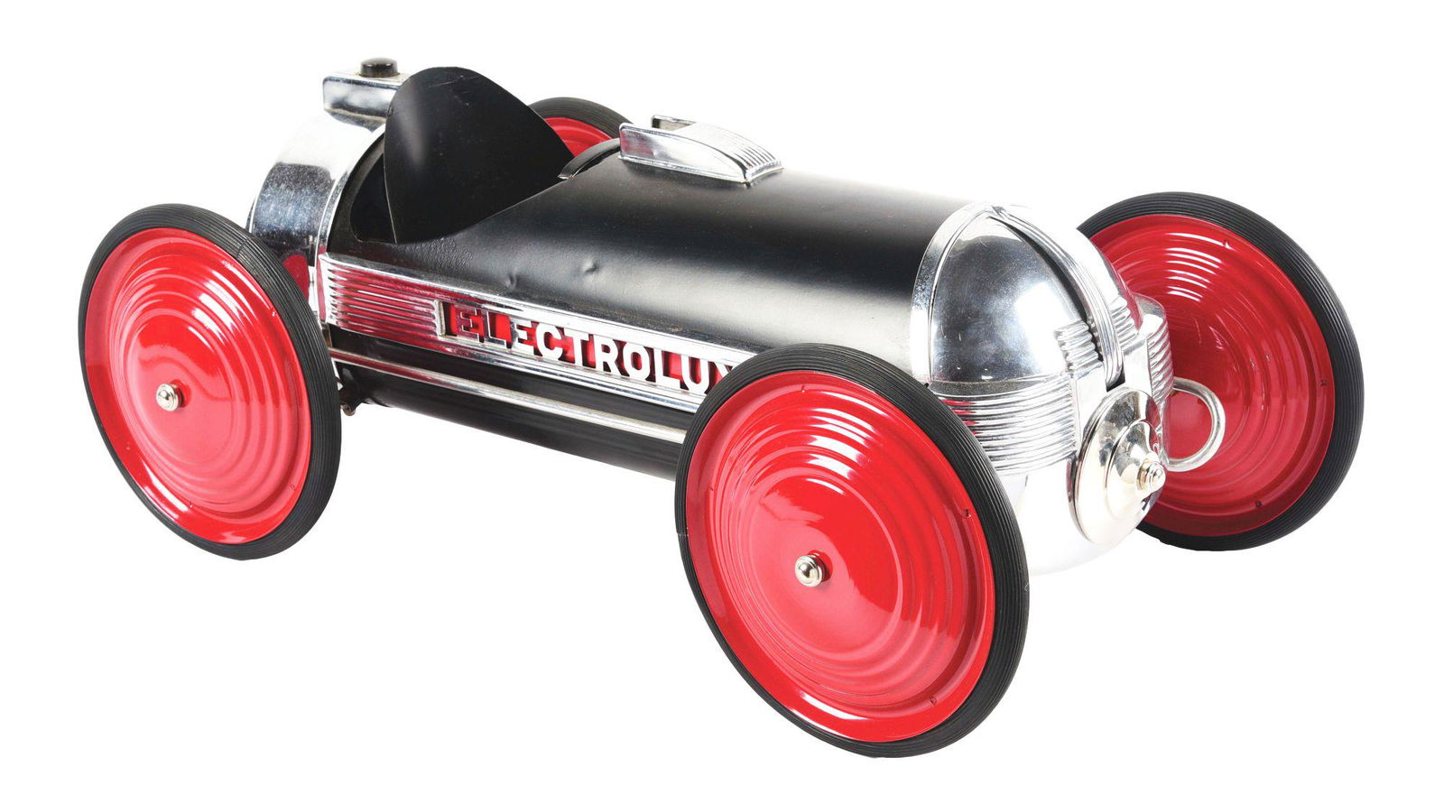 VERY UNUSUAL PRESSED STEEL ELECTROLUX TOY MODEL CAR. (1 of 3)