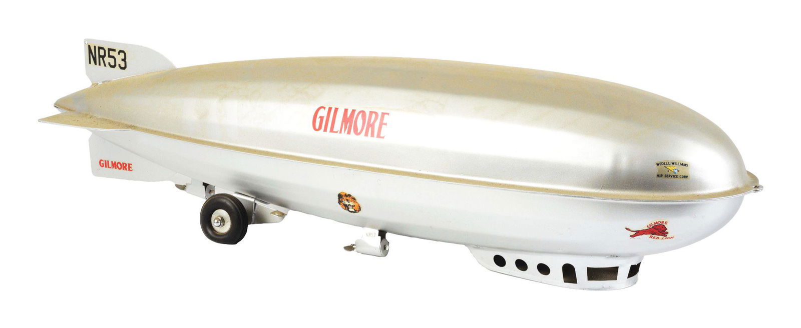 PRESSED STEEL GILMORE ZEPPELIN TOY. (1 of 3)