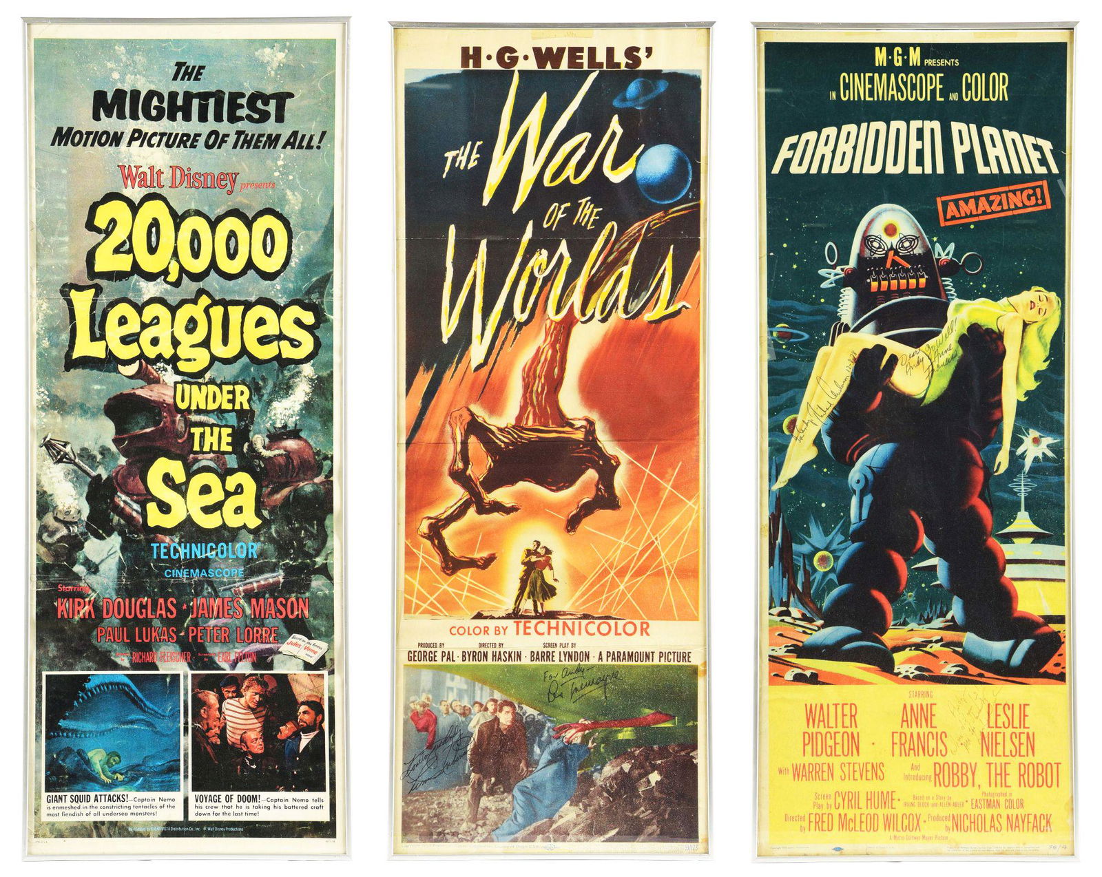 LOT OF 3: ORIGINAL 1950S MOVIE POSTERS. (1 of 7)