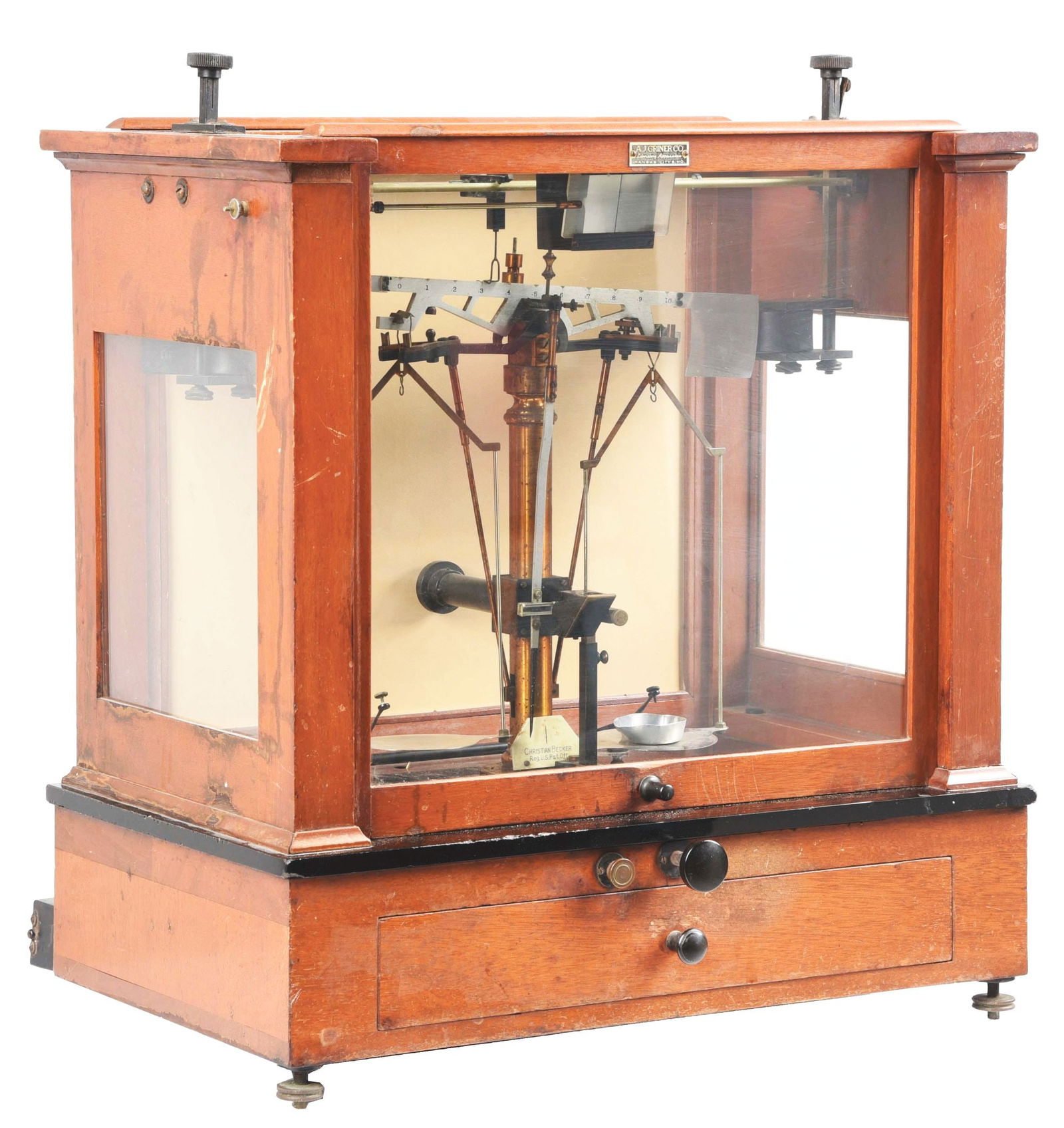 J. GREINER & CO. SCIENTIFIC SCALE. (1 of 8)