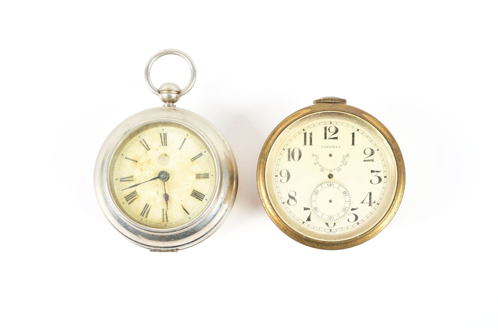 LOT OF 2: MISC POCKET WATCHES.  (1 of 2)