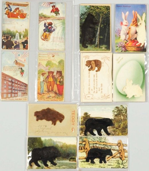 Lot of 20: Postcards.: Includes six Fury Bears, eight Cracker Jacks, and others. Condition (Excellent). Size Each: 3 - 1/2" x 5 - 1/2".