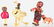 468: Lot of 3: Celluloid Black Americana Toys.