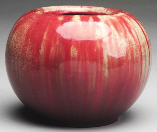 Fulper Pottery Urn/Vase.: Marked "Fulper". Multicolored drip glaze. Condition (Excellent). Size 5 - 1/2" T.