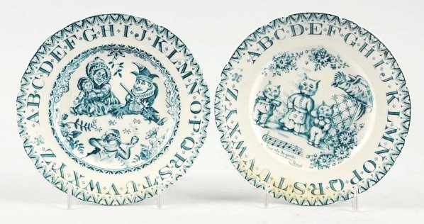 Lot of 2: ABC Plates.: Includes Punch and Judy and Come to the Garden by Mard. Condition (Excellent). Size Each: 7" Dia.