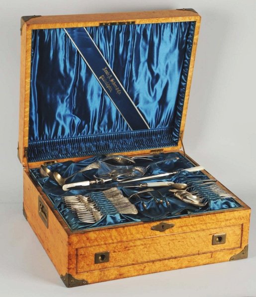 A Gorham Silver Presentation Flatware Set.
