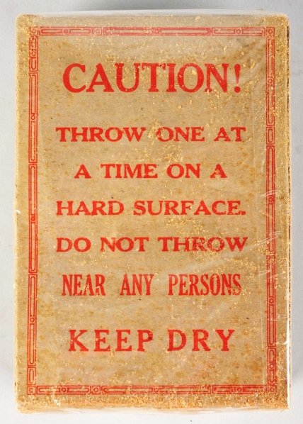 O.K. Cherry Torpedoes 1/4 Gross.: Class 1. Manufactured by Commercial Novelty in Havre de Grace, MD. Patented Jan 20, 1925. Condition (Good). Size 7" x 5". ADDITIONAL INFO: Full box with wood chips. NOTICE: THIS LOT CANNOT AND WILL NO
