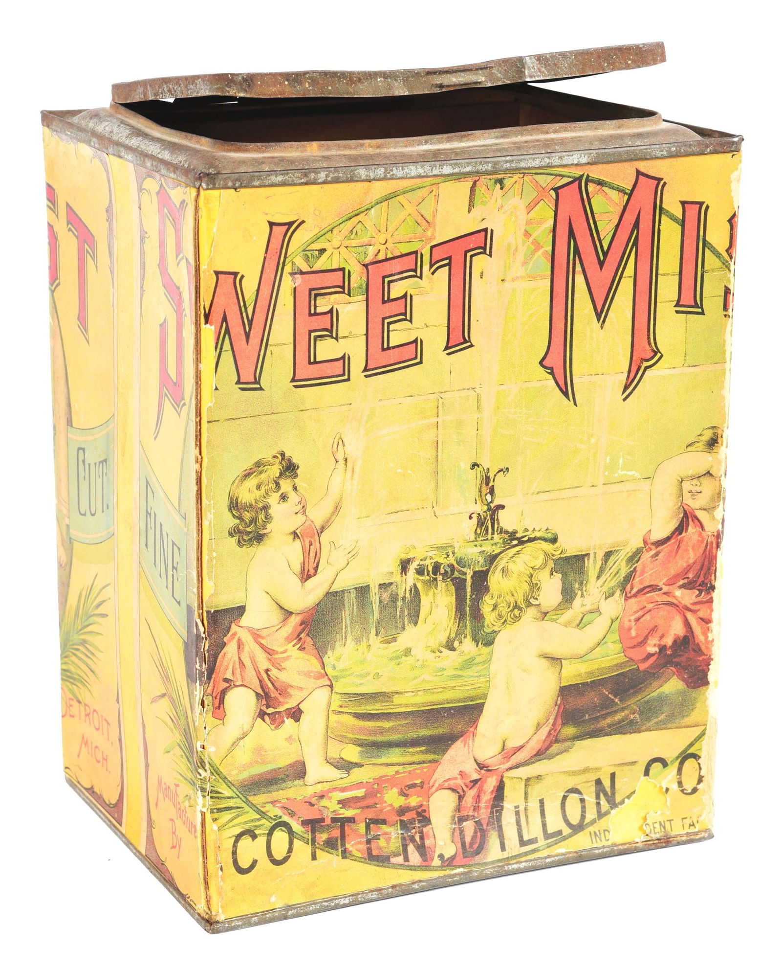 SWEET MIST CARDBOARD STORE BIN. (1 of 4)