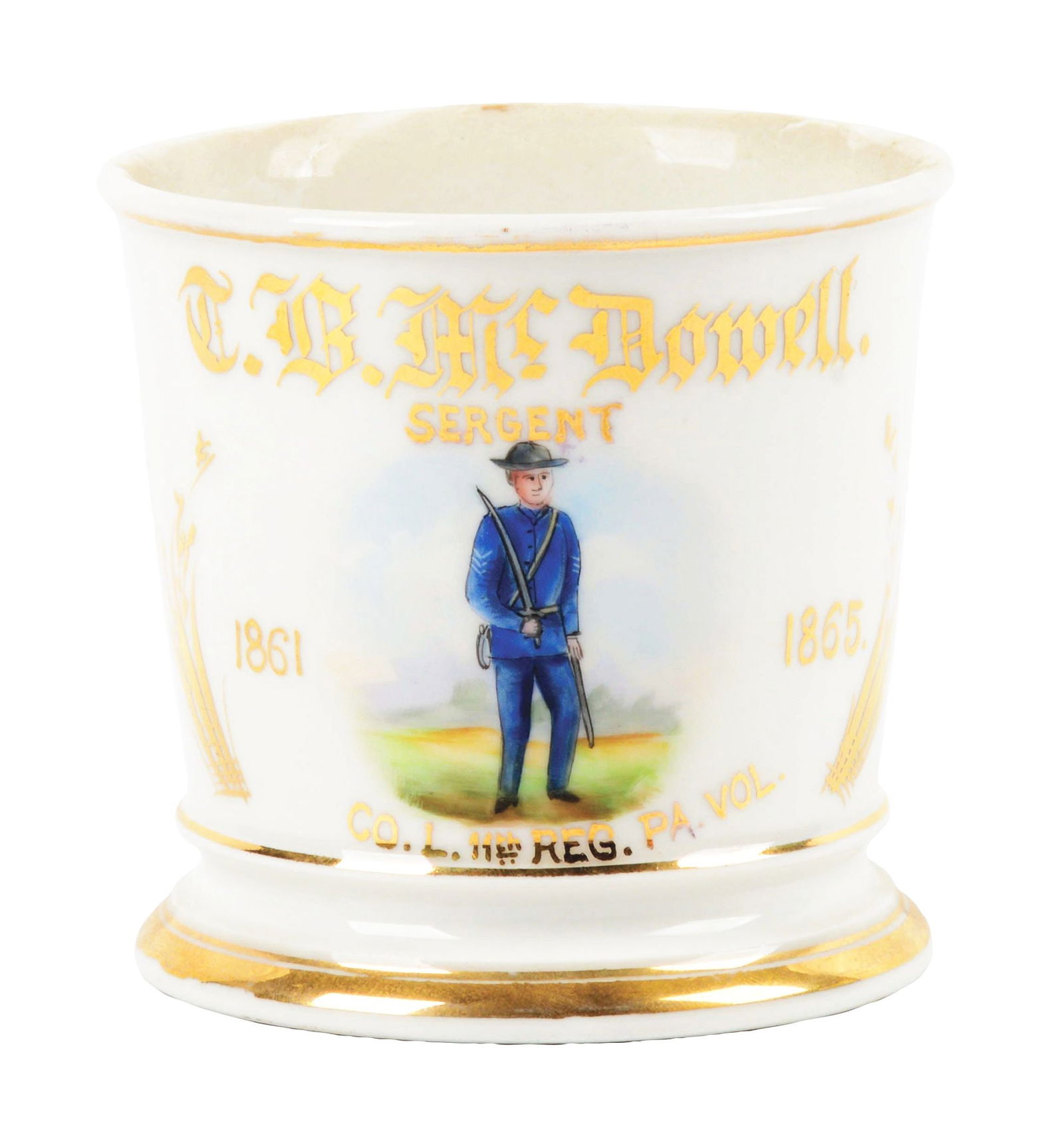 SOLDIER SHAVING MUG. (1 of 5)