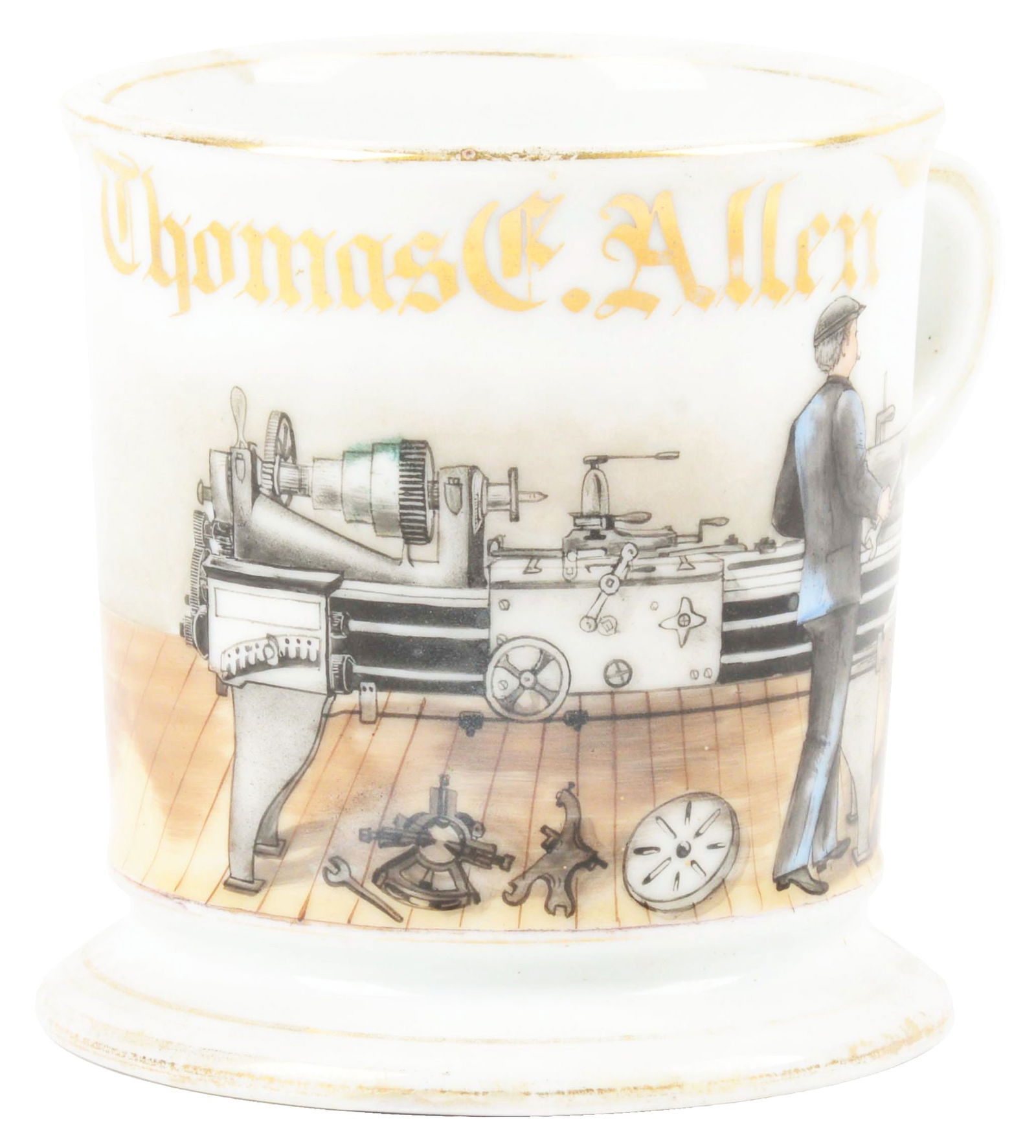 MACHINE REPAIRMAN SHAVING MUG. (1 of 5)