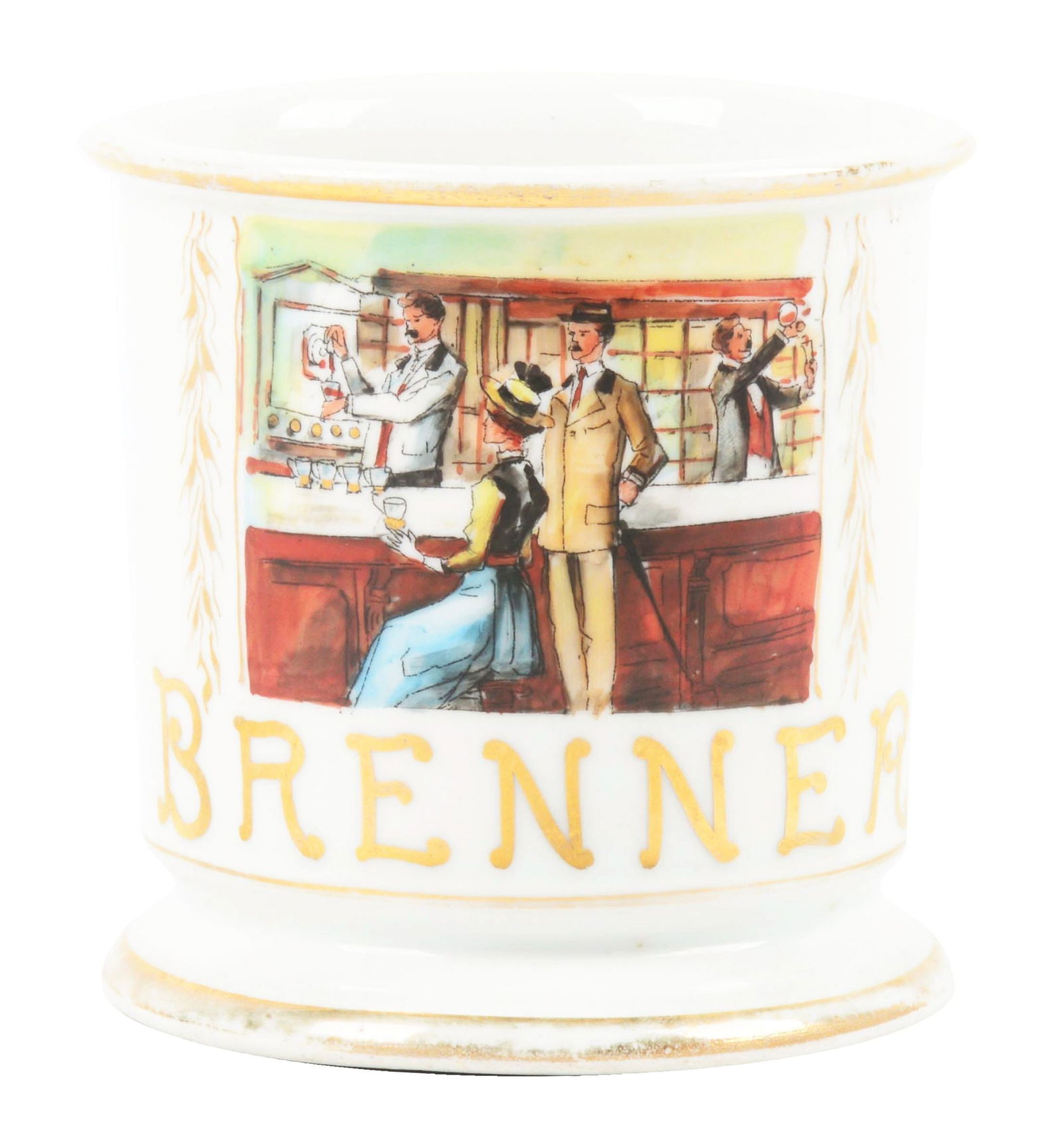 BARTENDER SHAVING MUG. (1 of 5)