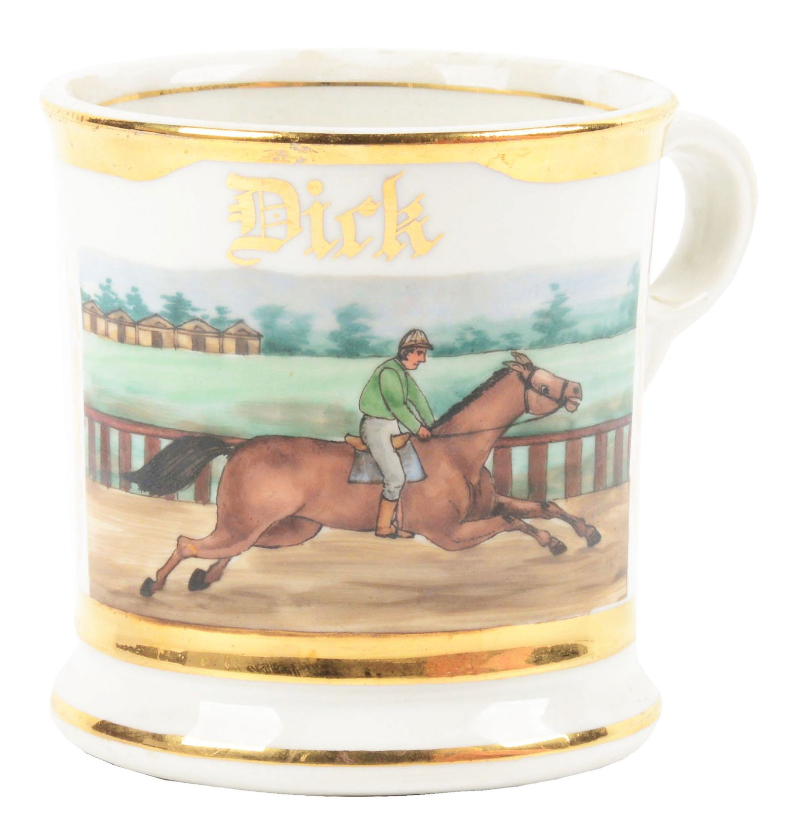 JOCKEY'S SHAVING MUG. (1 of 6)