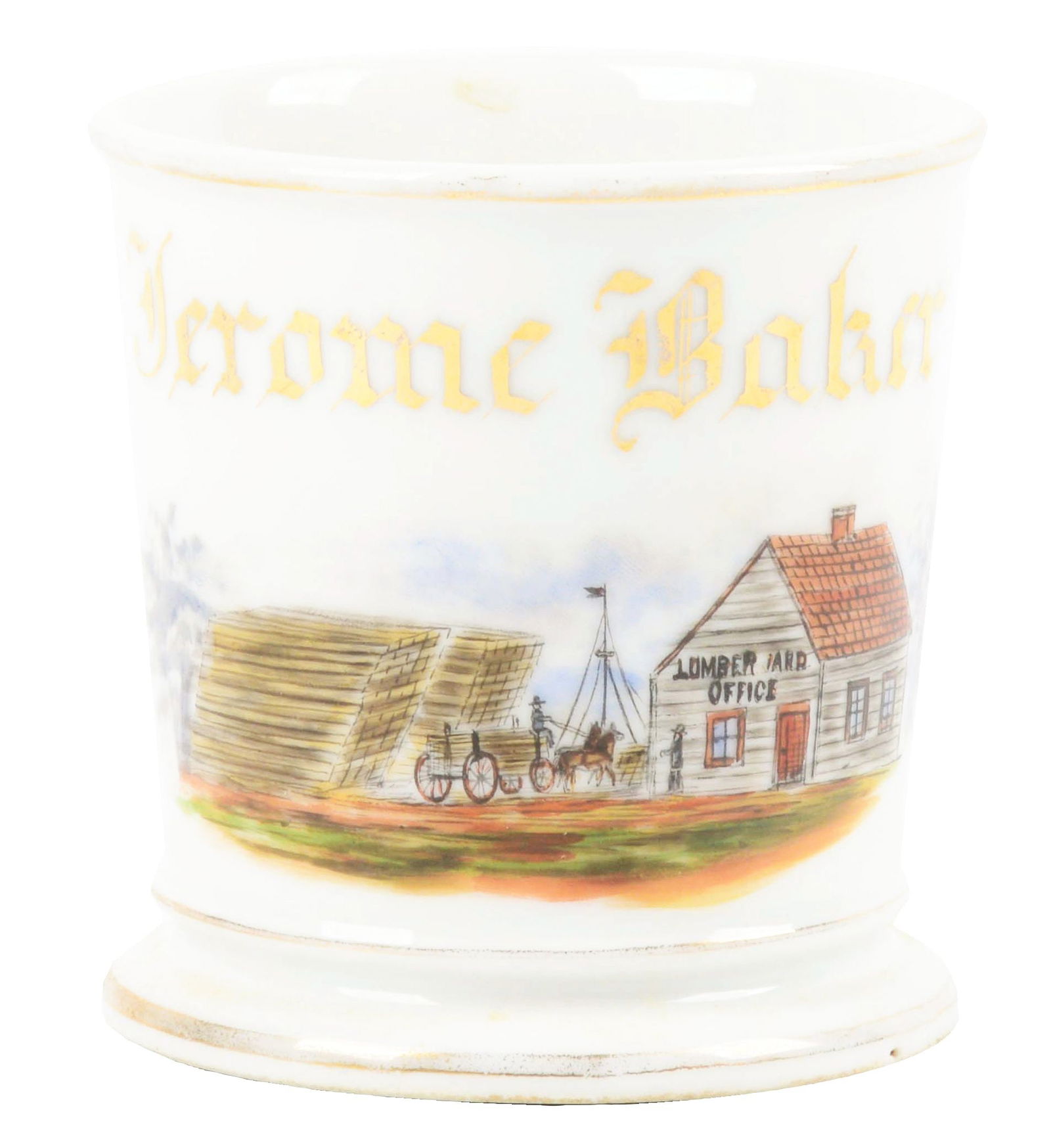 LUMBERYARD SHAVING MUG. (1 of 5)