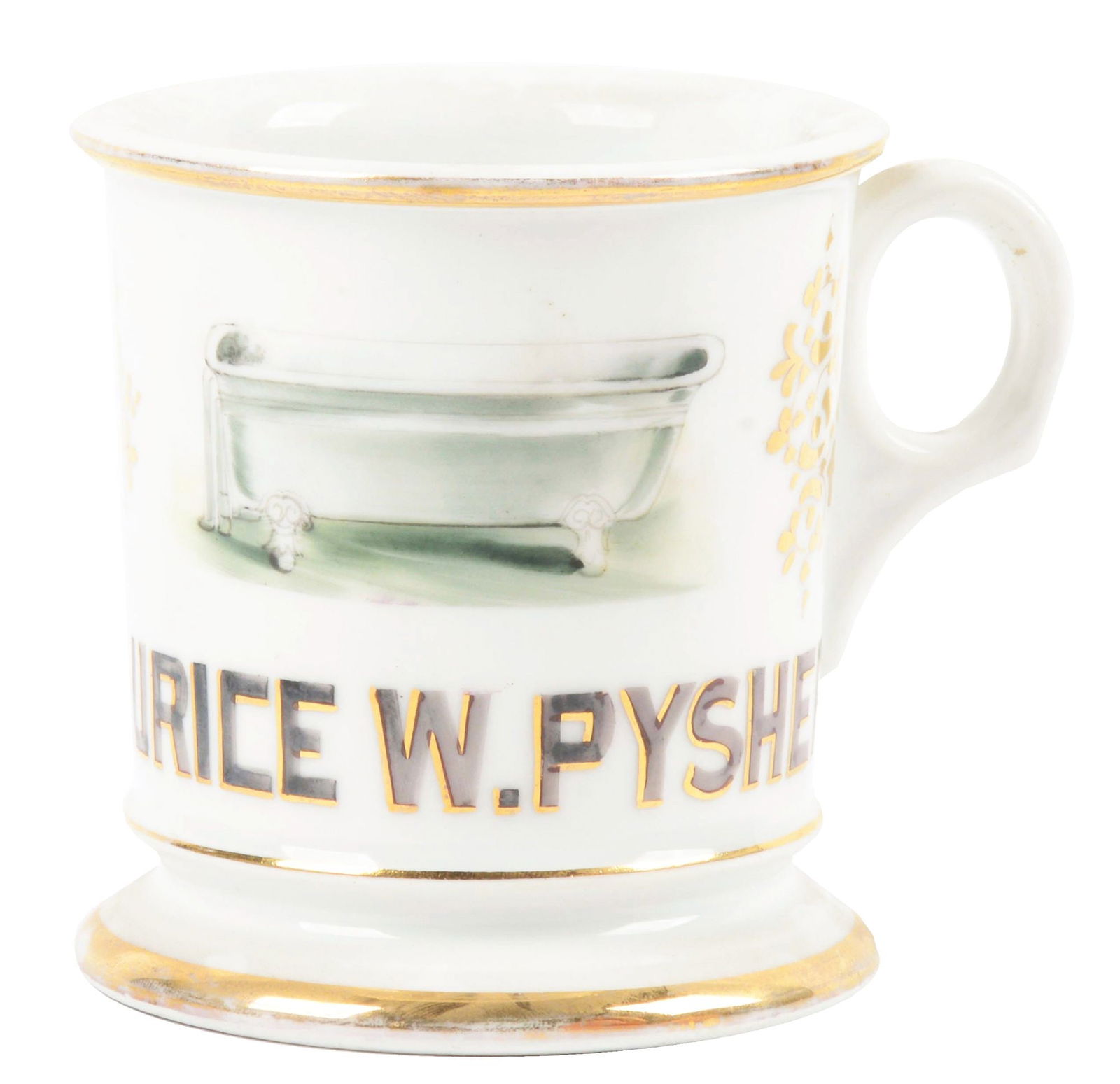 PLUMBER SHAVING MUG. (1 of 5)