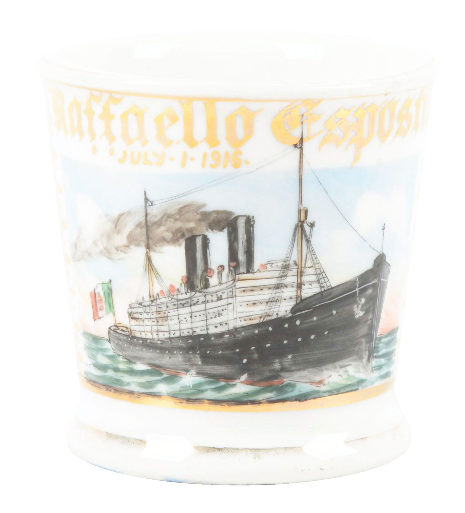 CAPTAIN OCCUPATIONAL SHAVING MUG. (1 of 5)