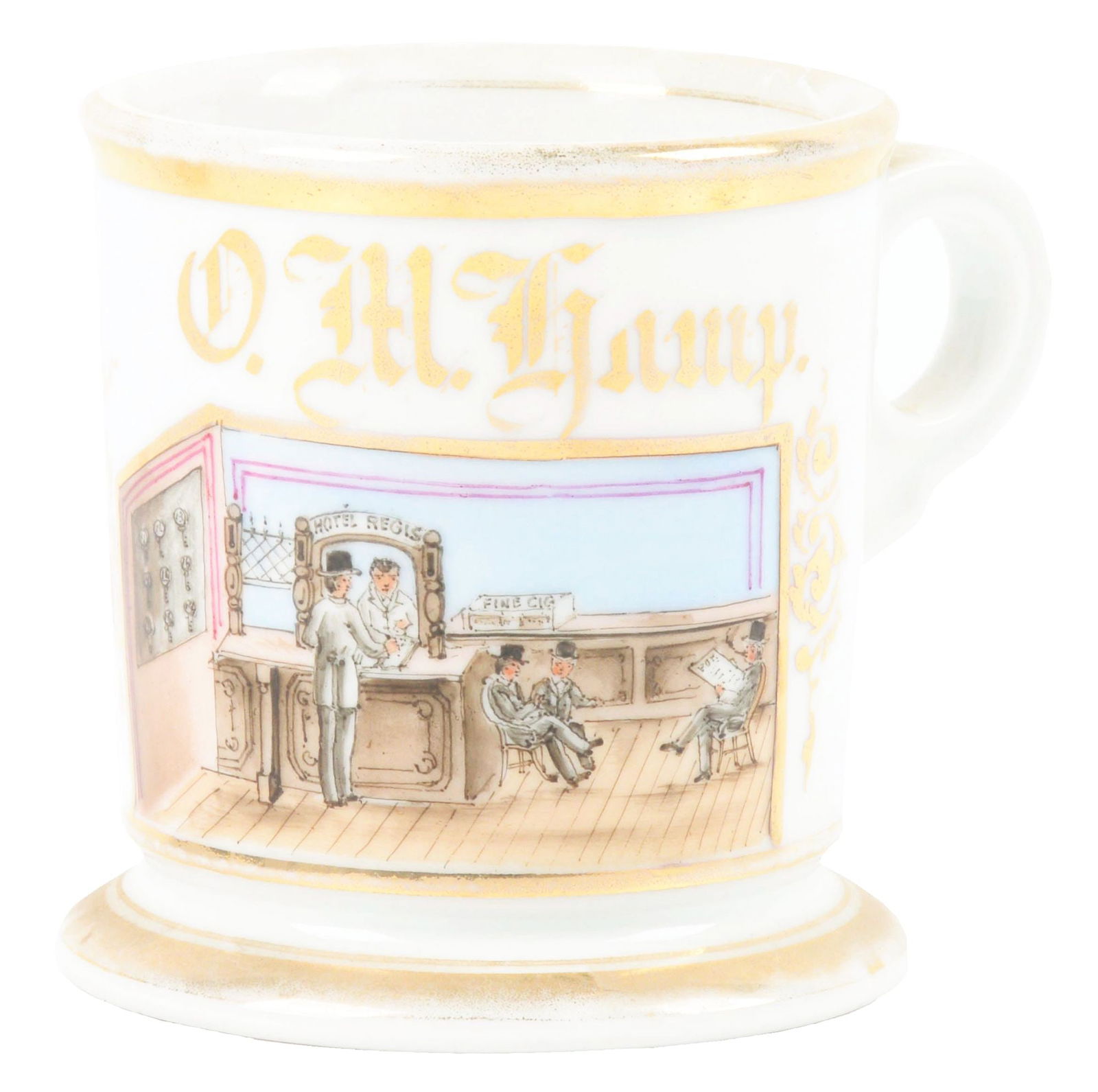 HOTEL REGISTRY SHAVING MUG. (1 of 5)