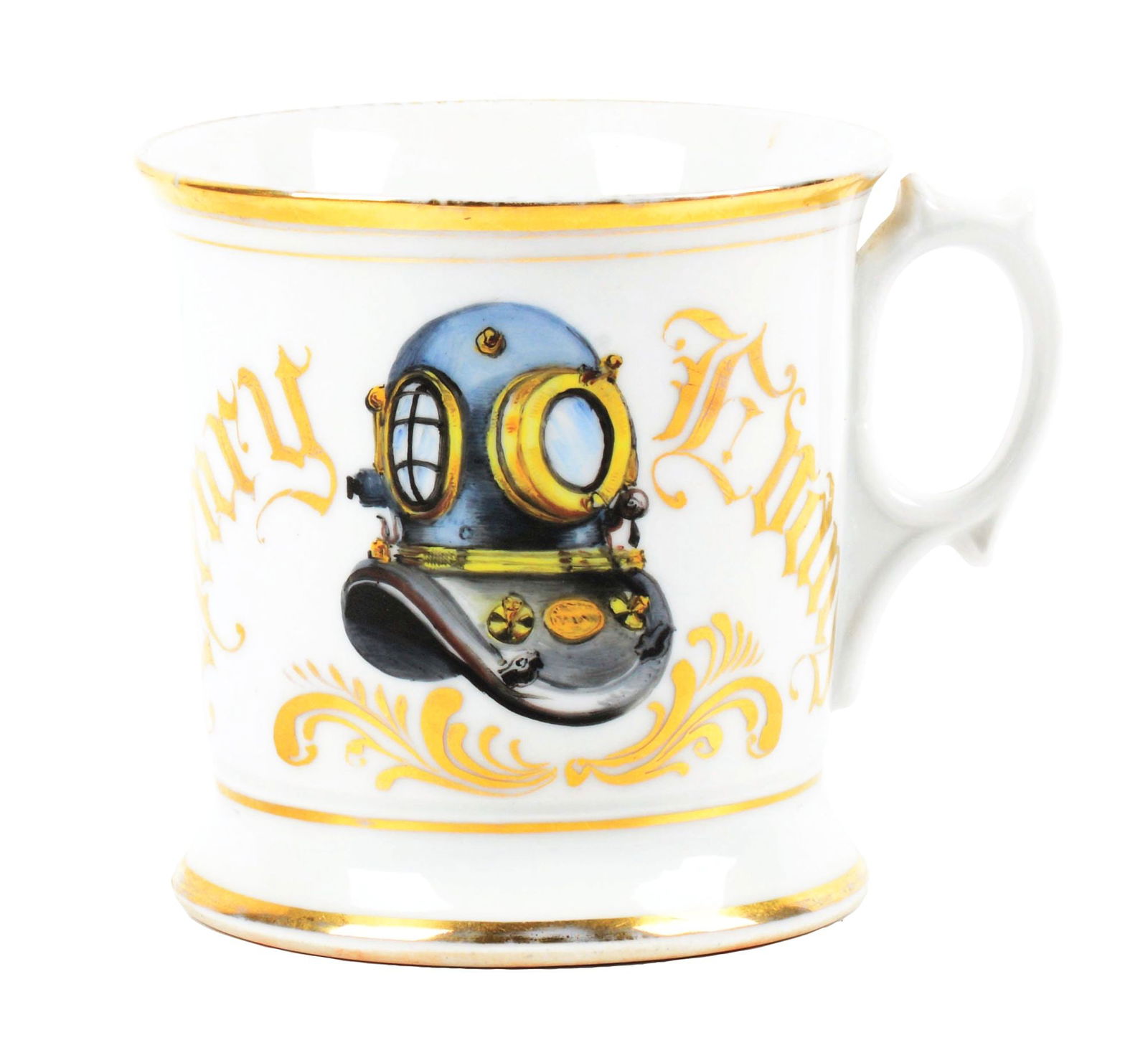DEEP SEA DIVER'S SHAVING MUG. (1 of 5)