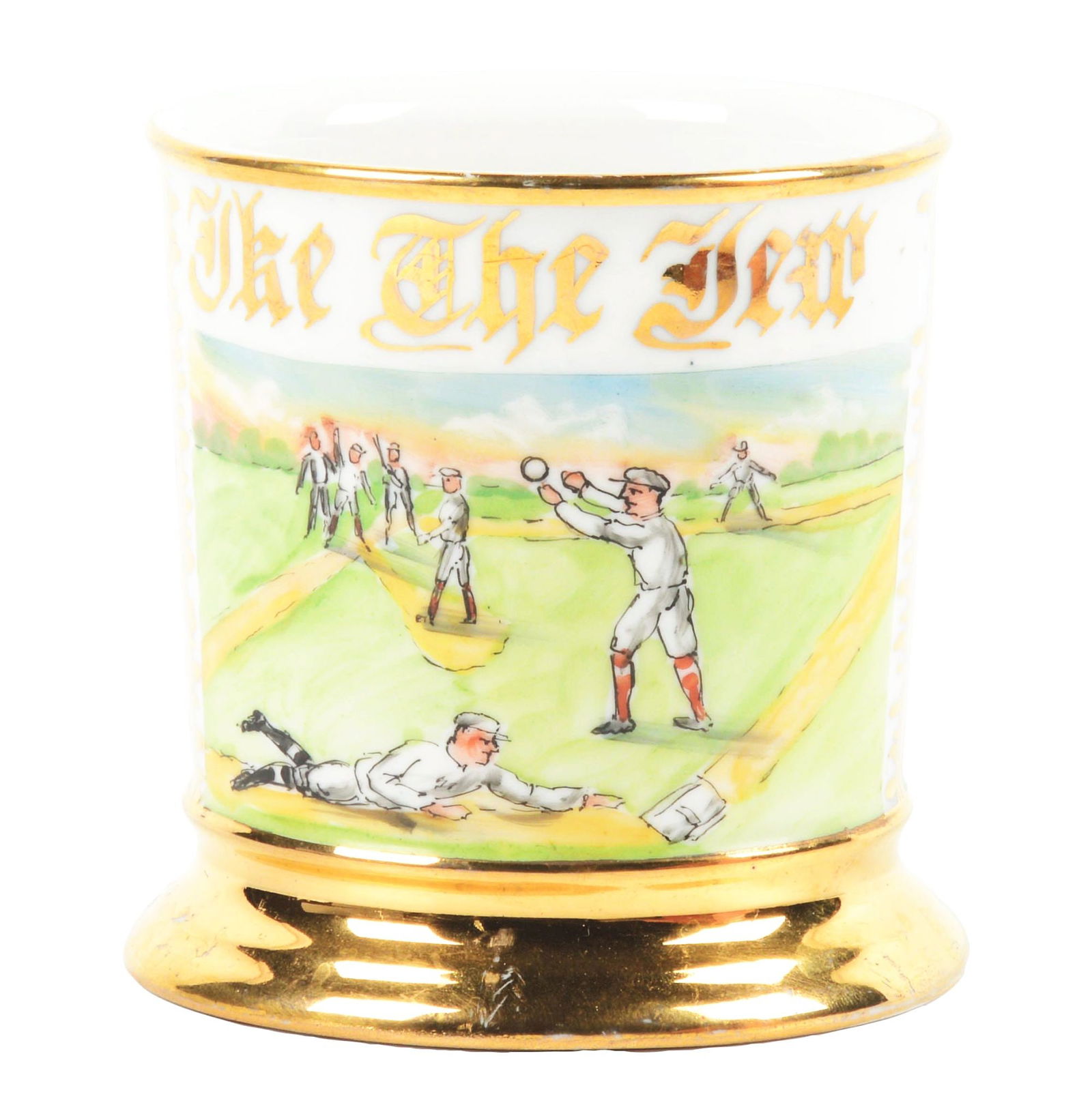 BASEBALL PLAYER'S SHAVING MUG. (1 of 5)