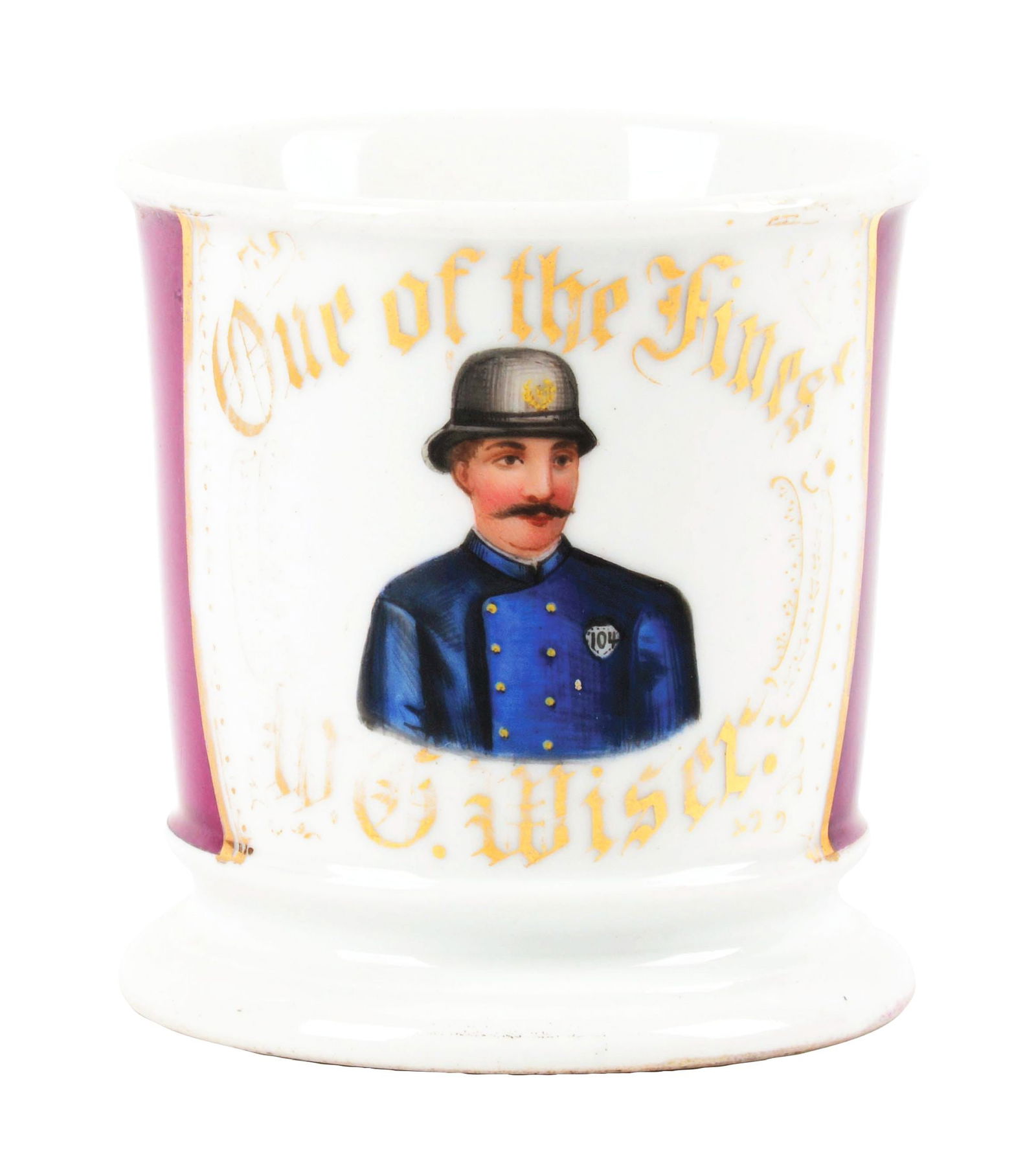 POLICEMAN'S SHAVING MUG. (1 of 5)